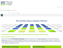 Tablet Screenshot of delta-software.com